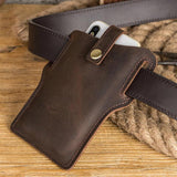 Universal Leather Phone Case For iPhone11 Max WaistBag