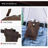 Universal Leather Phone Case For iPhone11 Max WaistBag