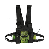 Reflective Vest Chest Pack Tactical Hip-Hop Bag