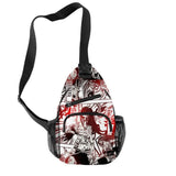 Anime Fairy Tail 3D Print Chest Bag Oxford Waterproof Outdoor Sports