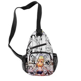 Anime Fairy Tail 3D Print Chest Bag Oxford Waterproof Outdoor Sports
