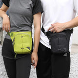 Men's Nylon Waist Bag Thigh Fanny Pack Shoulder Bag