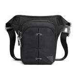 Men's Nylon Waist Bag Thigh Fanny Pack Shoulder Bag
