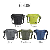 Men's Nylon Waist Bag Thigh Fanny Pack Shoulder Bag