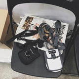 Reflective Mini Bag Adjustable Strap Hip Hop Night Waist Pack