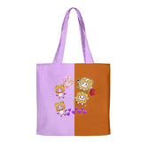 Funny Box Cartoon Handbags Canvas Tote Bag 3D Print Shopping Reusable