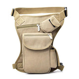 Canvas Waist Bags Drop Leg Bag Men Belt Pack