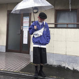 Harajuku Style Street Waist Bag Canvas Chest Bag