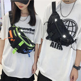 Large Capacity Waist Bag Unisex Fanny Pack Hip Hop Banana B