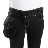 Men's Punk Waist Bag Chest Mobile Phone Bag Outdoor Sports Diagonal Bag