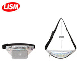 Multicolored Sequins Waist Bag Girl Shoulder Fanny Pack