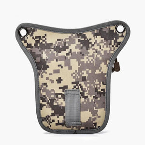 Nylon Military Fanny Waist Leg Drop Bag for Men