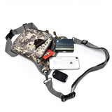 Nylon Military Fanny Waist Leg Drop Bag for Men