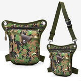 Nylon Military Fanny Waist Leg Drop Bag for Men