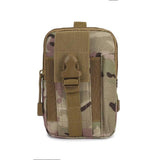 Men's Outdoor Sports Waist Bag, Camouflage Tactical Phone Pouch