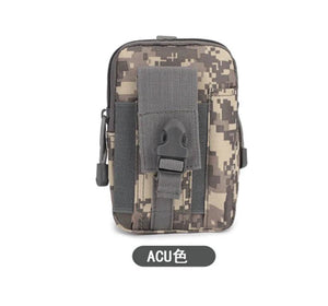 Men's Outdoor Sports Waist Bag, Camouflage Tactical Phone Pouch
