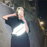 Waterproof Chest Bag Night Reflective Waist Bag Fanny Pack