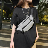 Waterproof Chest Bag Night Reflective Waist Bag Fanny Pack