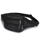 Unisex Pu Leather Waist Bag Funny Pack Hip Bum Belt Purse