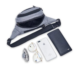 One-Shoulder Men's Canvas Waist Pack