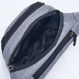 One-Shoulder Men's Canvas Waist Pack