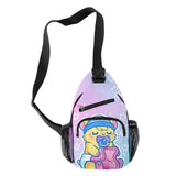 Moriah Elizabeth 3D Printed Chest Bags Unisex Waterproof Crossbody Streetwear