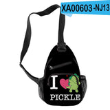 Moriah Elizabeth 3D Printed Chest Bags Unisex Waterproof Crossbody Streetwear