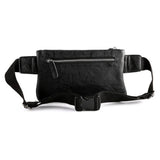 Men Waist Bag Fanny Pack PU Leather Bag Belt Purse Small Purse