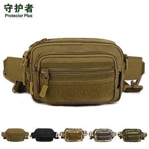 Camouflage Nylon Waist Bag for Men and Women