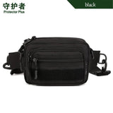 Camouflage Nylon Waist Bag for Men and Women