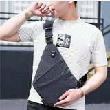 Men's Digital Storage Gun Bag Chest Bag Cross Body Sports Waist Bag