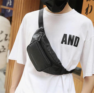 Men Waterproof Waist Bag Casual Messenger Shoulder Back Outdoor Sports Bum Belt