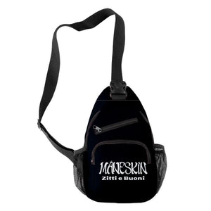 Maneskin Crossbody Chest Bags Waterproof Boys/Girls Sports Travel Bags