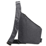 Men's Crossbody Chest Bag Waist Bag Headphone Messenger