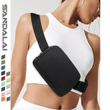 Sports Waterproof Fanny Pack Zipper Chest Bag Crossbody Bag