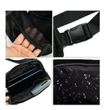 Sports Waterproof Fanny Pack Zipper Chest Bag Crossbody Bag