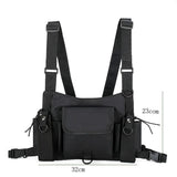 Tactical Bag Men Nylon Chest Rig Bag Hip Hop Streetwear Functional Boy Chest Rig