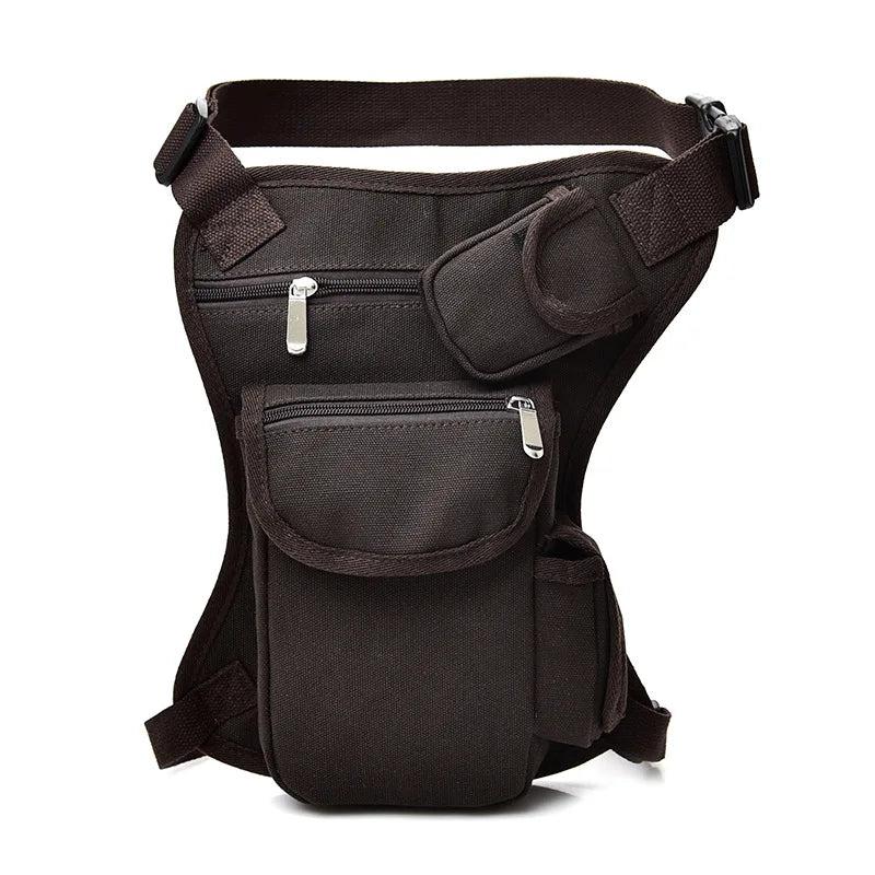 Canvas Riding Waist and Leg Bag Outdoor Leg Bag Motorcycle Male