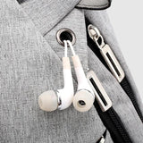 Men Anti Theft Shoulder Bag Crossbody Chest Pack Travel Messenger Bag