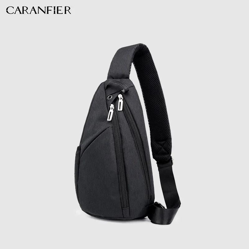 Men Anti Theft Shoulder Bag Crossbody Chest Pack Travel Messenger Bag