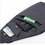 Men's Nylon Messenger Bag Travel Chest Bag