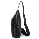 Men's Sports Chest Bag Crossbody Black/Brown XZ-100