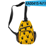 Bad Bunny Crossbody Chest Bag Waterproof Sports Travel 3D Print Shoulder Bag
