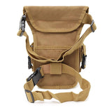 Men Tactical Thigh Bag Utility Waist Pack Hiking Motorcycle Leg Bag