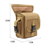 Men Tactical Thigh Bag Utility Waist Pack Hiking Motorcycle Leg Bag