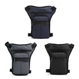 Men Nylon Motorcycle Hip Belt Waist Fanny Pack Riding Travel Shoulder Crossbody