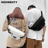 Canvas Shoulder Crossbody Bag Outdoor Sports Chest Bag