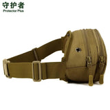 Men Nylon Waterproof Sling Chest Fanny Pack Waist Bag Travel Military