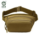 Men Nylon Waterproof Sling Chest Fanny Pack Waist Bag Travel Military