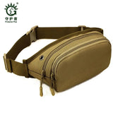 Men Nylon Waterproof Sling Chest Fanny Pack Waist Bag Travel Military